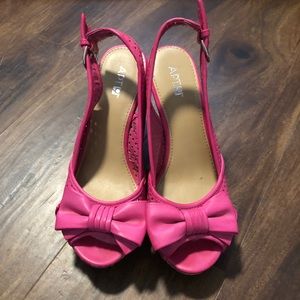 Apt. 9 Hot Pink Wedges